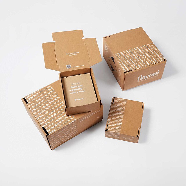 Shipping boxes for cosmetics & beauty