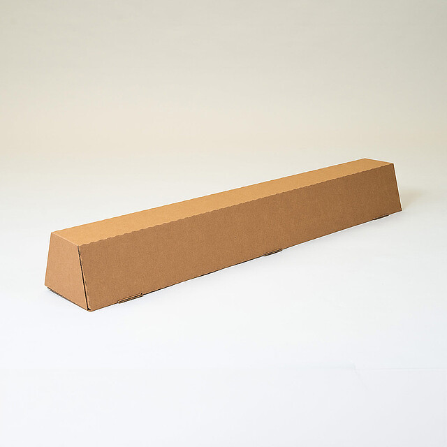 Trapezoidal shipping box