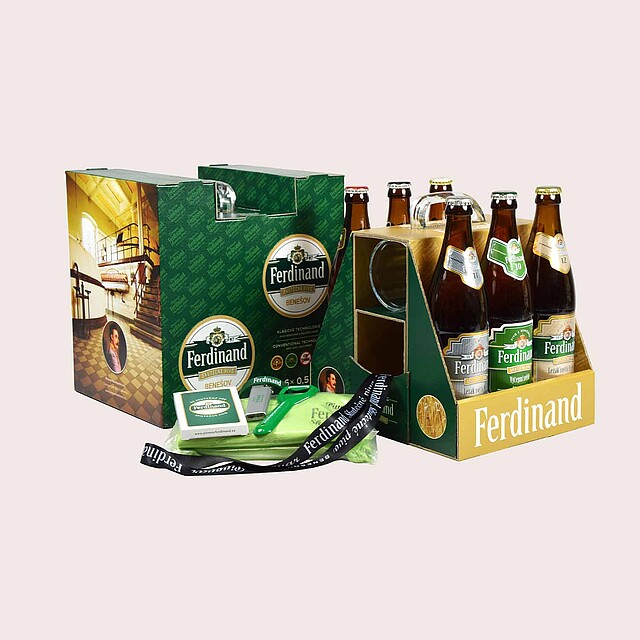 Emballages de boissons pour bière et merchandising 