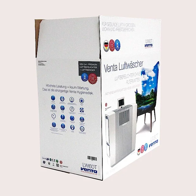 Emballage pour purificateur d’air de Venta