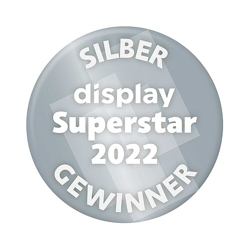 srebrna display Superstar Award 2022