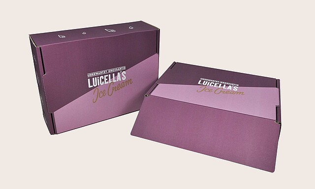 Versandverpackungen mit Sicherheitsverschluss für Luicella