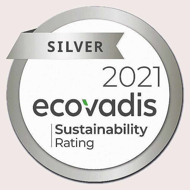 EcoVadis Silbermedaille 2021