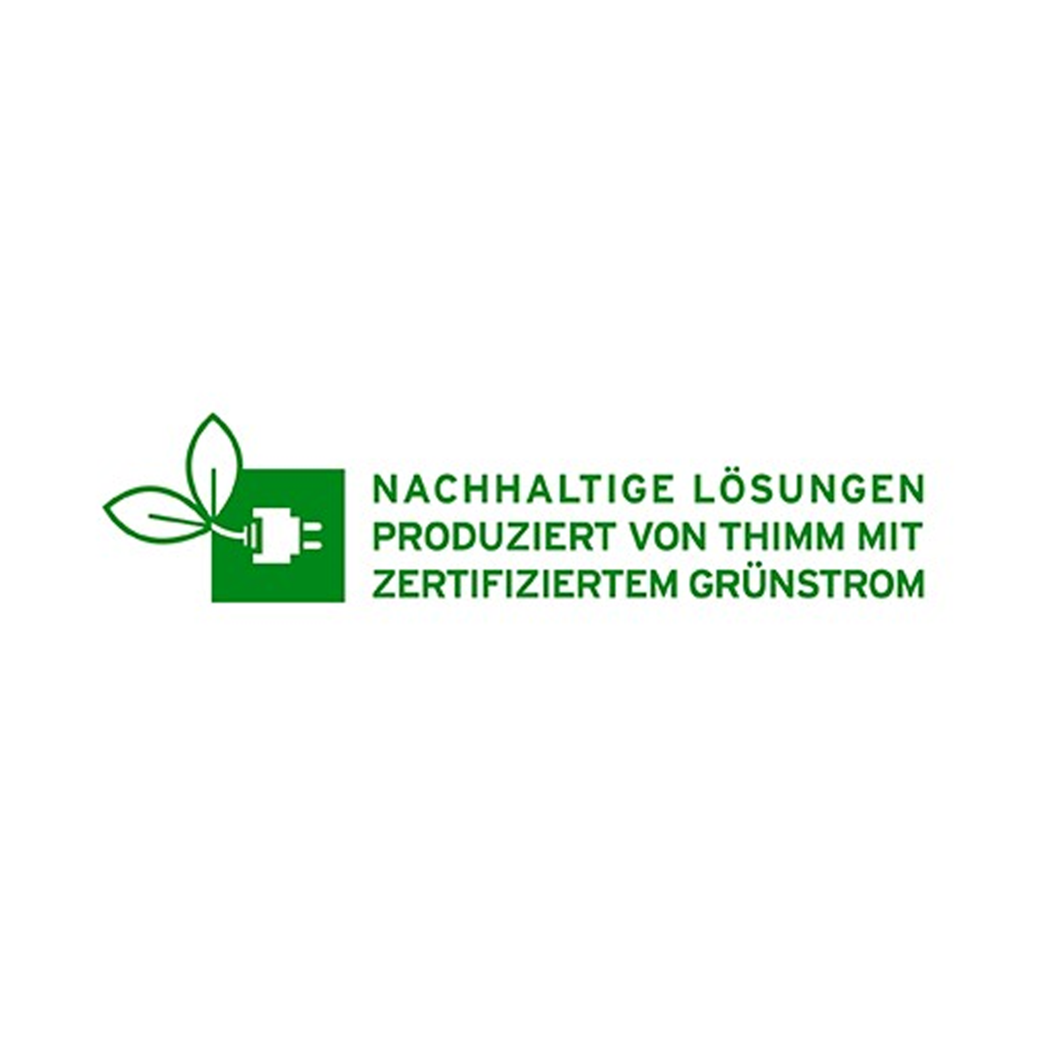 Logo zielonej energii elektrycznej