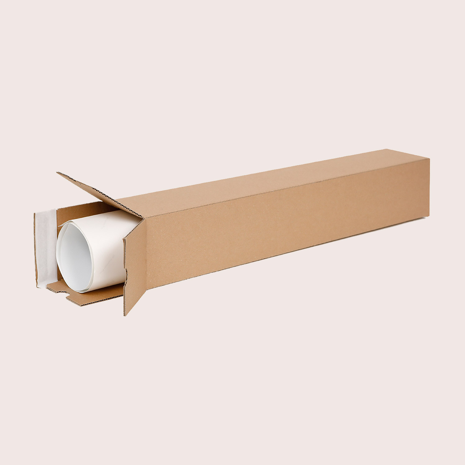 Rectangular shipping sleeves made from corrugated cardboard